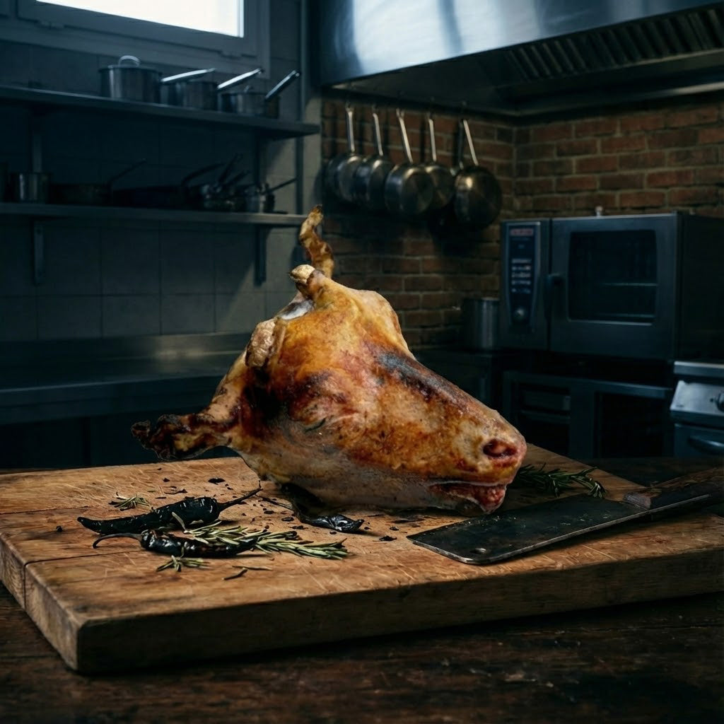 Burnt Goat Head